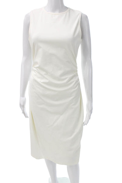 Capsule 121 Womens Ivory Sheath Dress Sleeveless Knee Length Size S