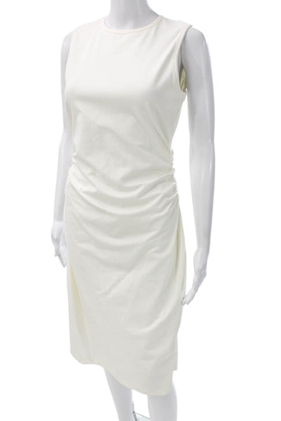 Capsule 121 Womens Ivory Sheath Dress Sleeveless Knee Length Size S