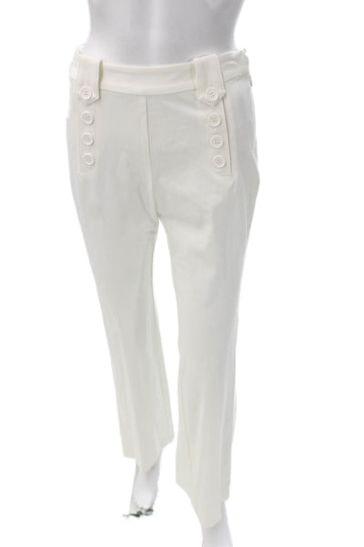 Capsule 121 Womens Dress Pants White Zip Size S