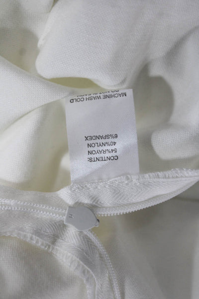 Capsule 121 Womens Dress Pants White Zip Size S