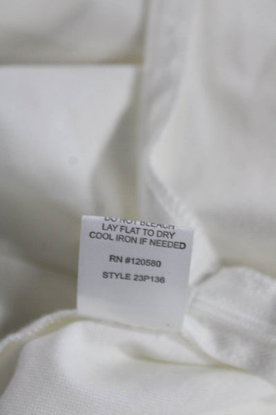 Capsule 121 Womens Dress Pants White Zip Size S