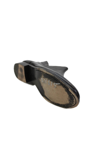 Frye Mens Leather Zip Up Ankle Boots Grey Size 9.5 B