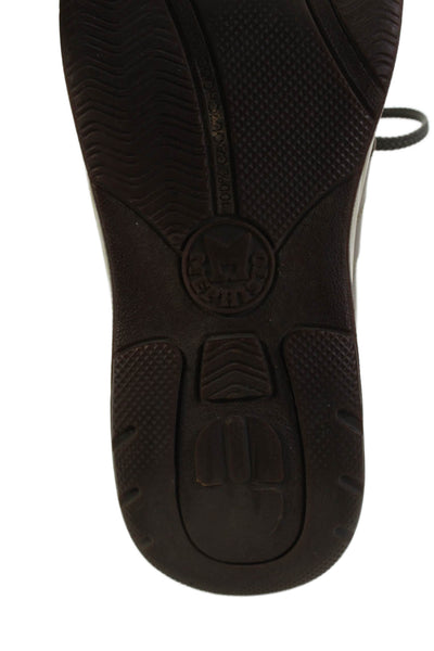 Mephisto Mens Suede Low Top Lace Up Walking Sneakers Beige Size 10