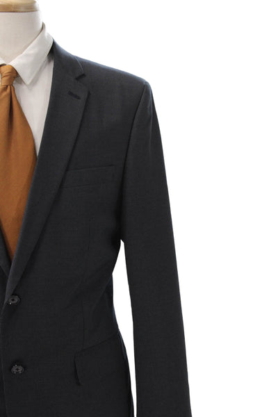 Andrew Fezza Men's Blazer Gray Polyester Button Size 40