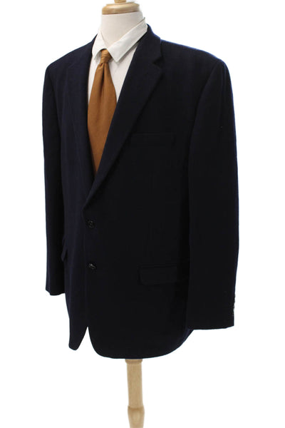 Lauren Ralph Lauren Mens Wool Blue Blazer Button Size 48