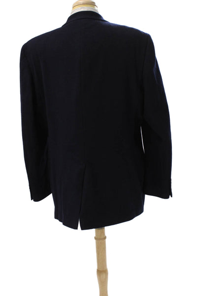 Lauren Ralph Lauren Mens Wool Blue Blazer Button Size 48