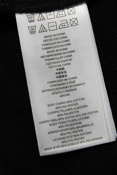 Michael Kors Women Basic Jacket Black Short Sleeve Zip Size S