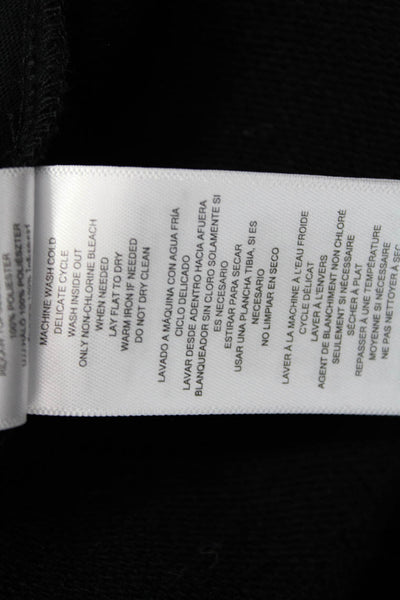 Michael Kors Women Basic Jacket Black Short Sleeve Zip Size S