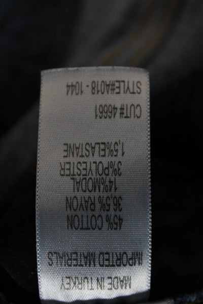 Agolde Women Skinny Mid Rise Blue Cotton Blend Jeans Size 26