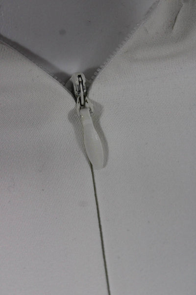 Zara Womens Black Viscose Zip Pants Size 8