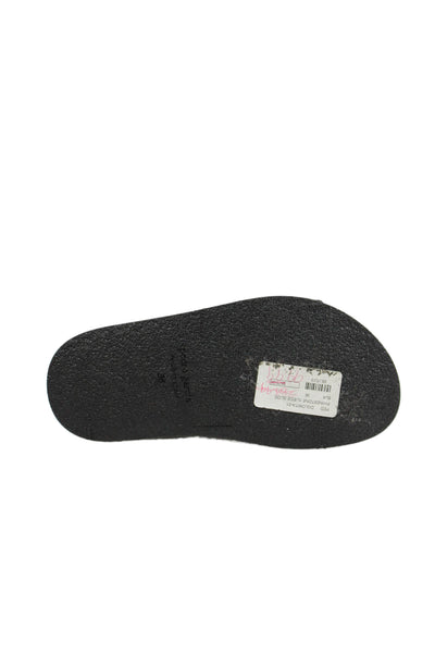 Pedro Garcia Womens Suede Jeweled Dolomita Sandals Black Size 36 6