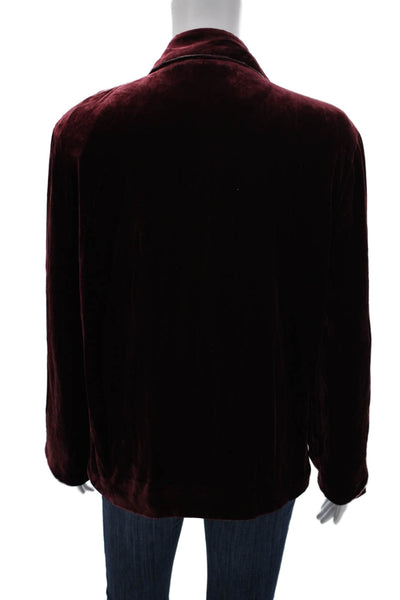 The Kooples Womens Red Viscose Long Sleeve Blazer Size M