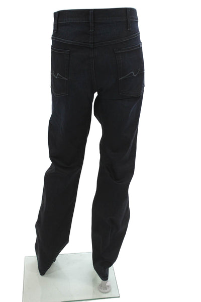 7 For All Mankind Mens Straight Jeans Blue Size 40