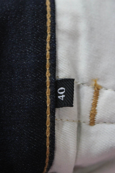 7 For All Mankind Mens Straight Leg Jeans Blue Size 40