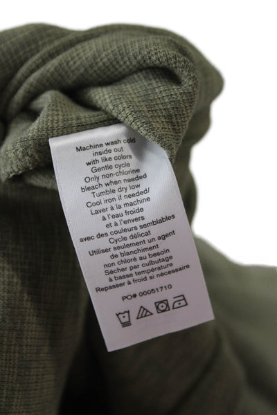 Rag & Bone Womens Green Cotton Crew Neck Short Sleeve T-Shirt Size S
