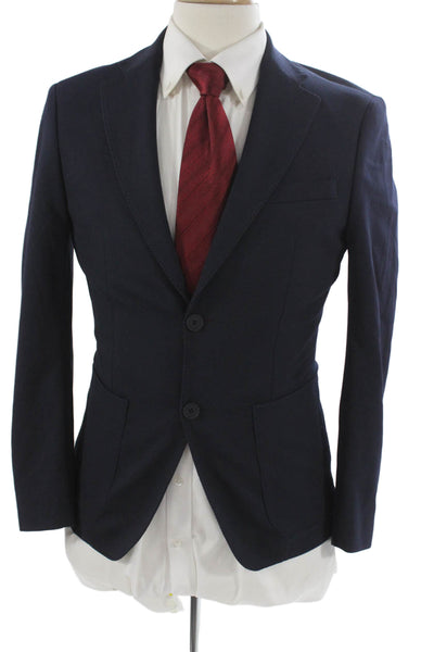Calvin Klein Mens Blue Nylon Blazer Size 36