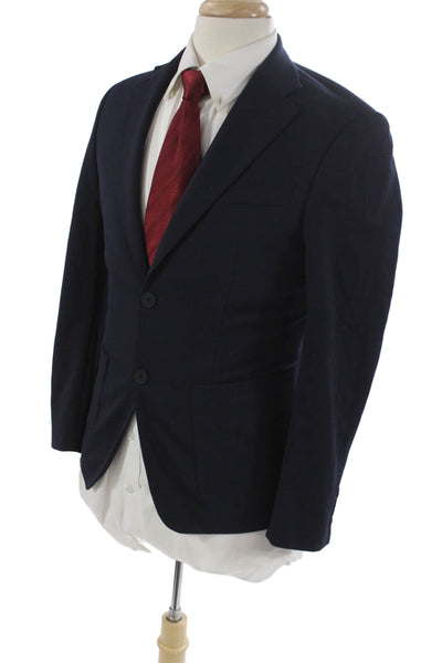 Calvin Klein Mens Blue Nylon Blazer Size 36