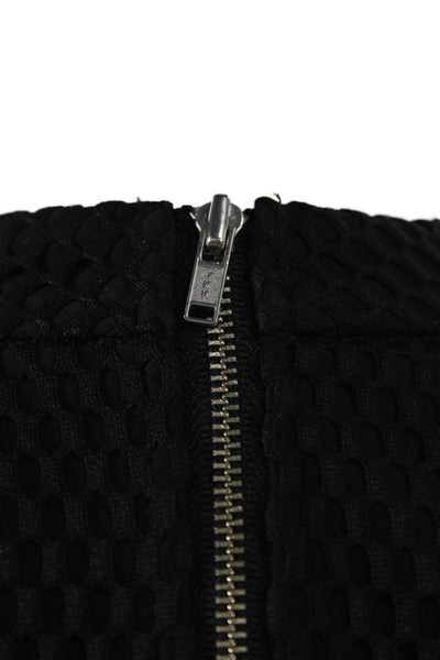 Finders Keepers Womens Cropped High Neck Tank Black Polyester Size XS