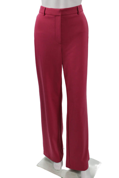 Iris Setlakwe Womens Dress Pants Pink Polyamide Zip Size 6
