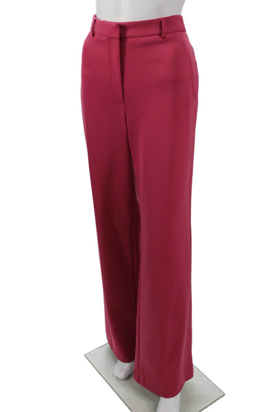 Iris Setlakwe Womens Dress Pants Pink Polyamide Zip Size 6