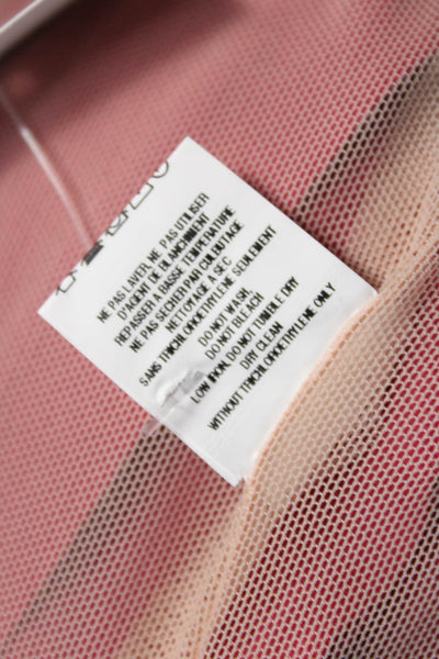 Iris Setlakwe Womens Dress Pants Pink Polyamide Zip Size 6