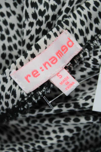 Re:Named Women Pencil Skirt Multicolor Animal Print Polyester Pull On Size S