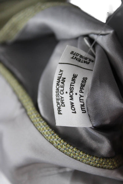 Hart Schaffner Marx Mens Green Blazer Size 40