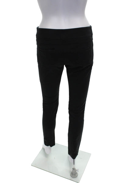 Club Monaco Womens Dress Pants Black Cotton Pull On Inseam 30 Size 2
