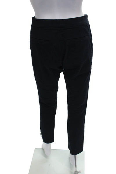 Joseph Womens Ankle Pants Blue Viscose Zip Inseam 28 Size 36