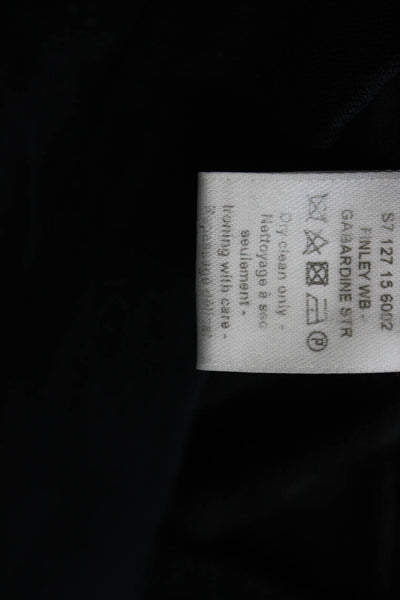 Joseph Womens Ankle Pants Blue Viscose Zip Inseam 28 Size 36