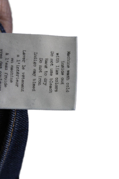 Rag & Bone Women Skinny Blue Jeans Low Rise Button Fly Inseam 30 Size 26