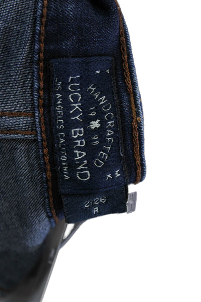 Lucky Brand Womens Skinny Jeans Blue Cotton Blend Low Rise Size 2