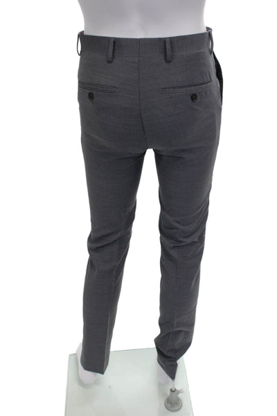 Ranieri Uomo Mens 2 Piece Gray Wool Suit Size 36