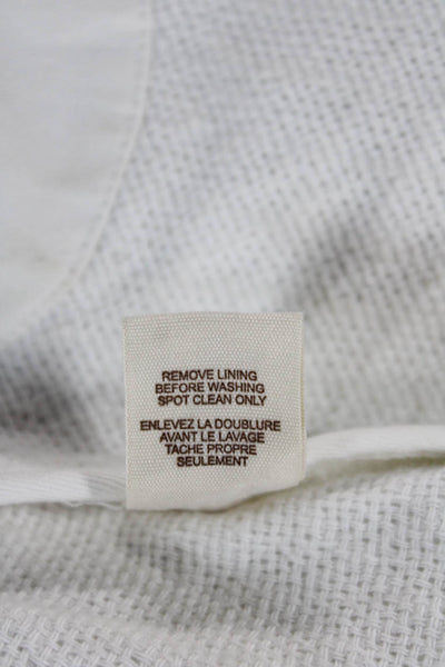 We The Free Women Beige Cotton Parka Drawstring Long Sleeve Size S