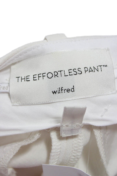 Wilfred Womens Bermuda Shorts Ivory Polyester Zip Size 4