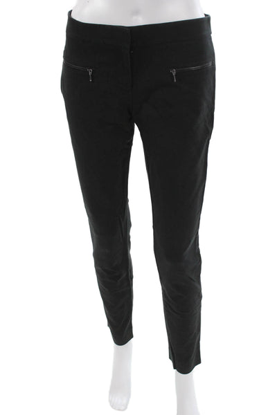 Club Monaco Women Black Dress Pants 65% Cotton Inseam 30 Size 4