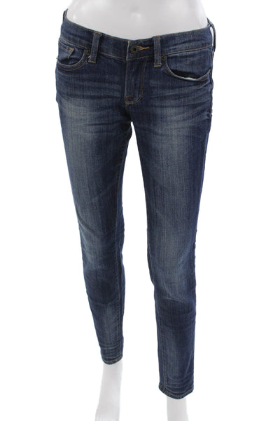 Lucky Brand Women Skinny Blue Jeans Low Rise Inseam 30 Size 26