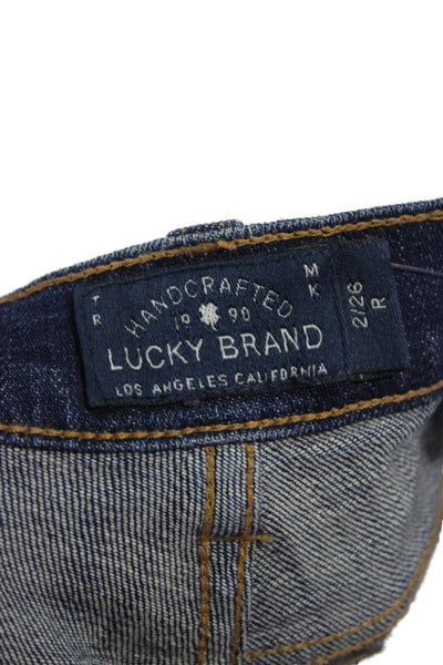 Lucky Brand Women Skinny Blue Jeans Low Rise Inseam 30 Size 26