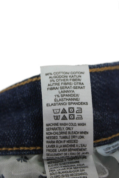 Lucky Brand Women Skinny Blue Jeans Low Rise Inseam 30 Size 26