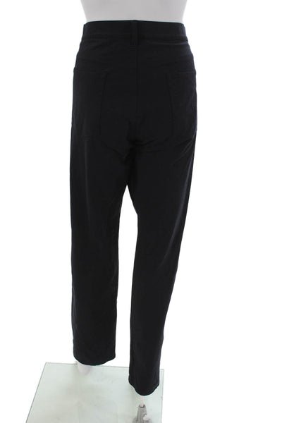 Theory Mens Dress Pants Black Nylon Button Size 36