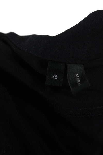 Theory Mens Dress Pants Black Nylon Button Size 36