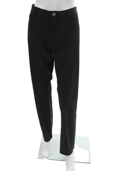 Theory Mens Dress Pants Gray Button Closure 48% Nylon Size 36