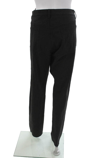 Theory Mens Dress Pants Gray Button Closure 48% Nylon Size 36