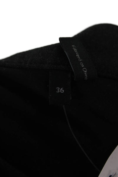 Theory Mens Dress Pants Gray Button Closure 48% Nylon Size 36