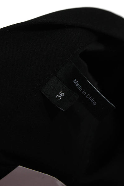 Theory Mens Dress Pants Black Polyester Blend Button Size 36