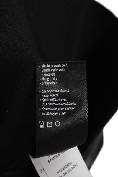 Paige Black Label Women Pants Black Polyurethane Size S