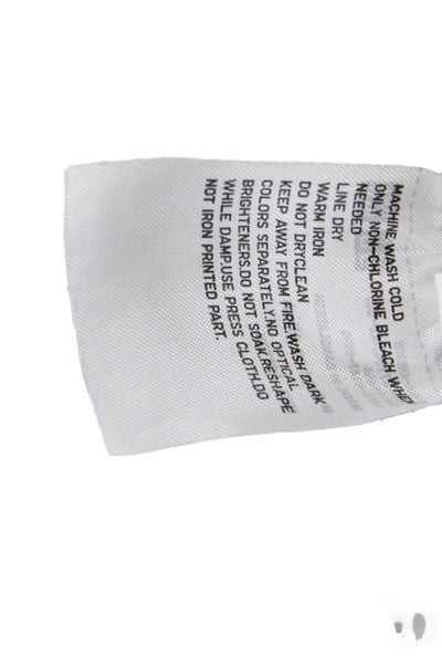 Uniqlo Mens Gray Cotton Crew Neck T-Shirt Short Sleeve Size M