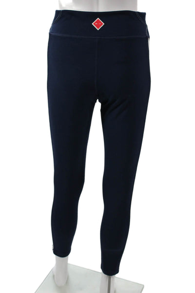The Upside Womens Ankle Leggings Blue Recycled Polyester Size M