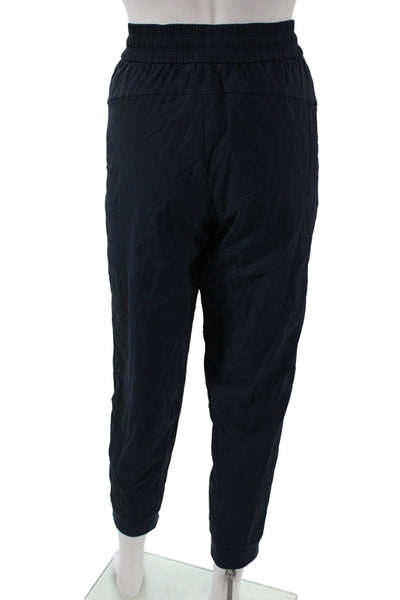 Athleta Womens Blue Jogger Pants Drawstring Nylon Spandex Size S