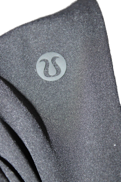 Lululemon Womens Black Nylon Jogger Pants Drawstring Size 4